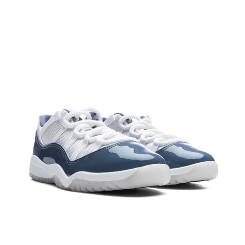 Air Jordan 11 Retro Low (PS) - White/Midnight Navy/Diffused Blue