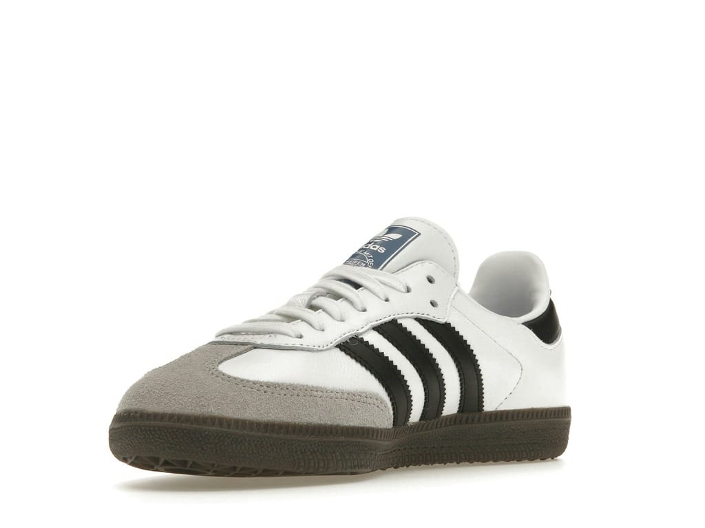 Adidas Samba OG Women’s Cloud White Core Black Leather Sneakers B75806