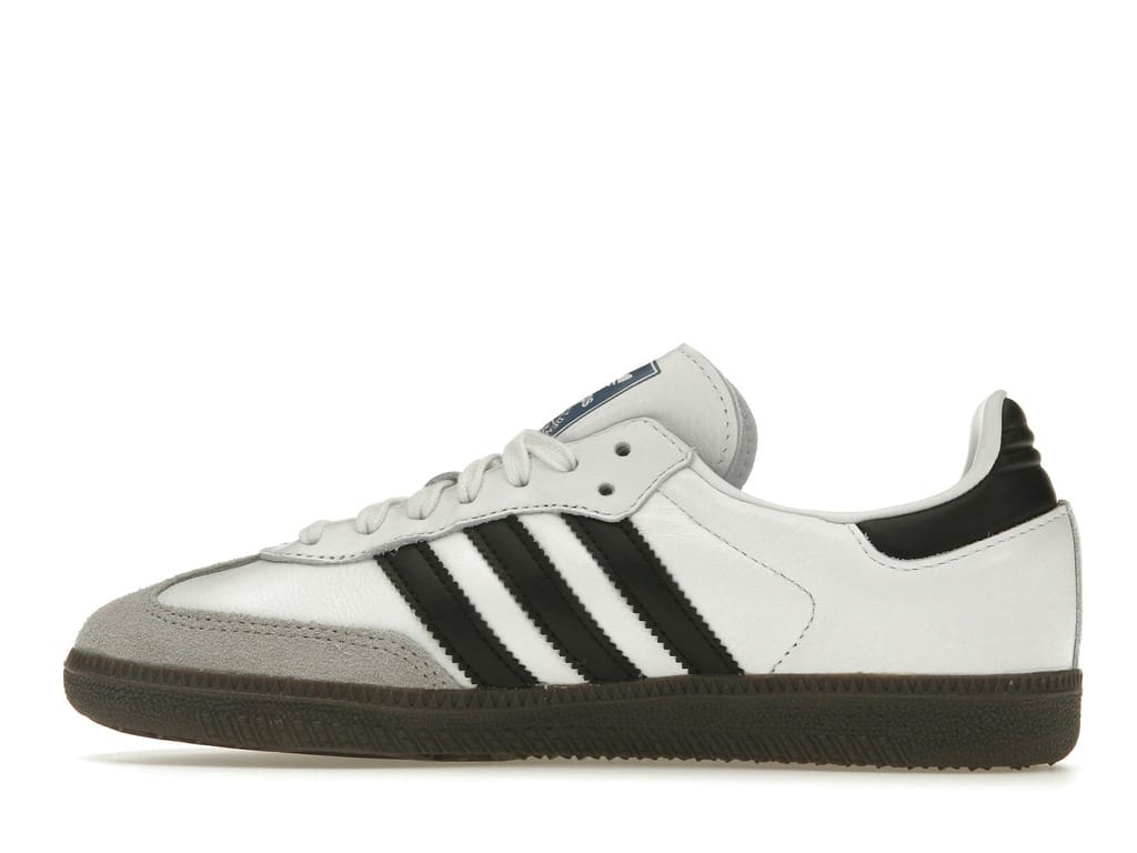 Adidas Samba OG Women’s Cloud White Core Black Leather Sneakers B75806