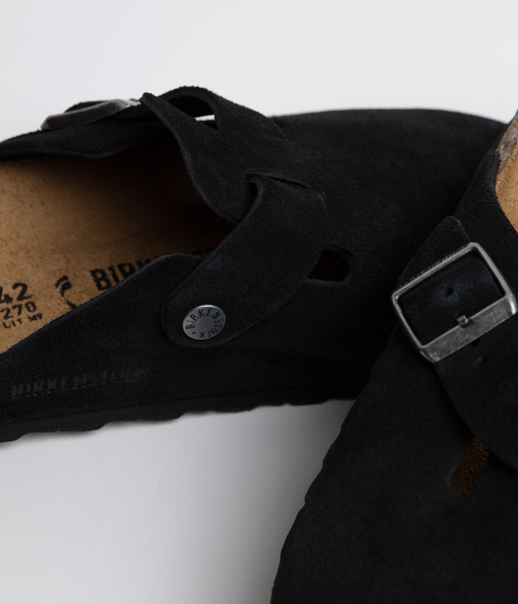 Birkenstock Boston Narrow Clogs - Black