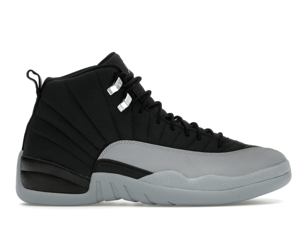 Jordan 12 Retro Barons CT8013-010 Black Wolf Grey White Sneakers