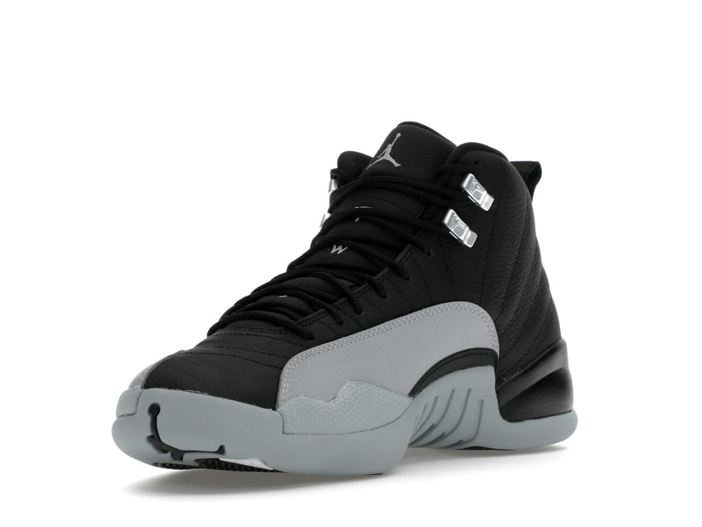 Jordan 12 Retro Barons CT8013-010 Black Wolf Grey White Sneakers