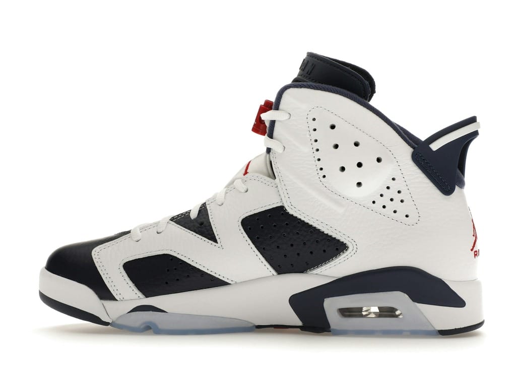 Jordan 6 Retro Olympic 2024 (CT8529-164) White/Varsity Red/Midnight Navy