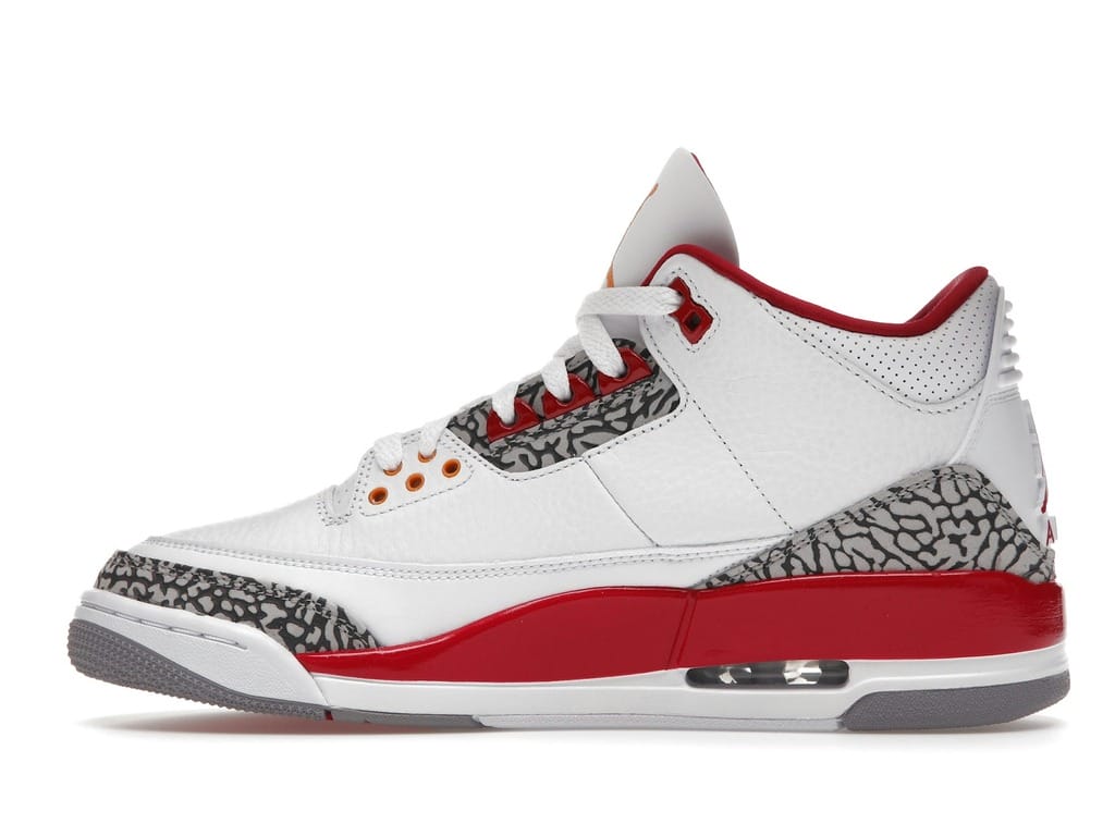 Air Jordan 3 Retro Cardinal Red CT8532-126 White/Light Curry