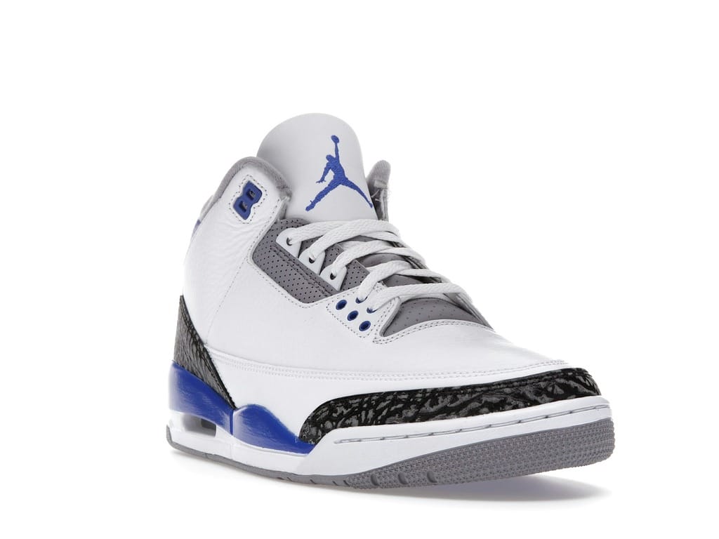 Air Jordan 3 Retro Racer Blue White Cement Grey CT8532-145 Sneakers