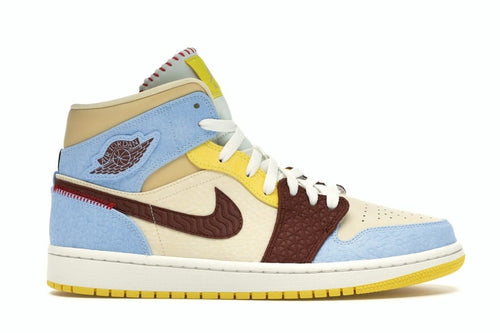 Jordan 1 Mid SE Fearless Maison Chateau Rouge CU2803-200 Sneakers