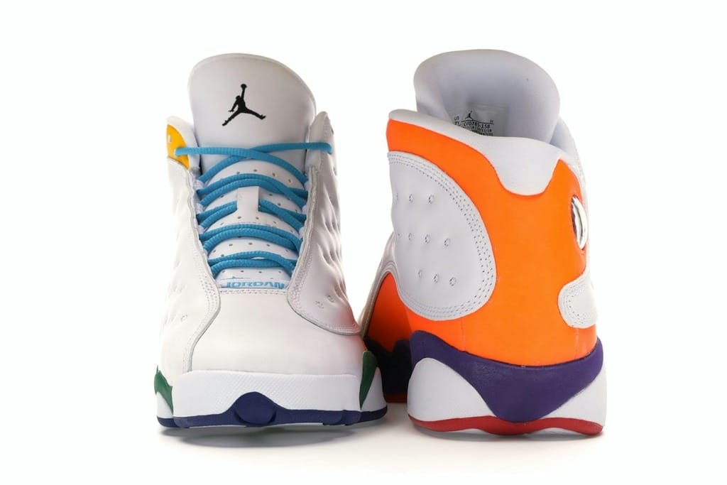 Air Jordan 13 Retro Playground (GS) White/Black-Court Purple-Total Orange-Pine Green CV0785-158