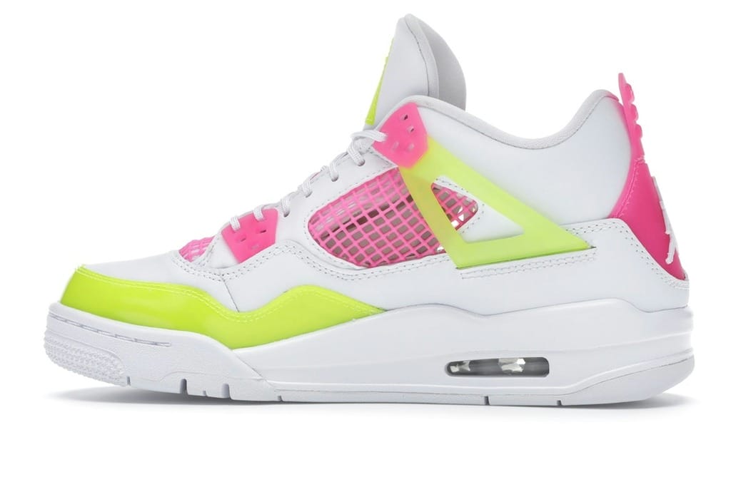 Air Jordan 4 Retro White Lemon Pink (GS) CV7808-100