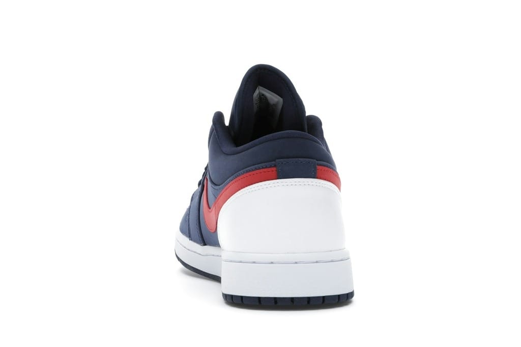 Air Jordan 1 Low USA Midnight Navy Gym Red White CZ8454-400 Sneakers