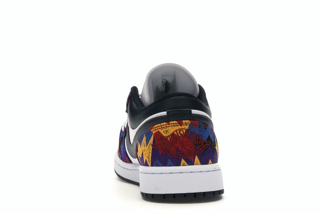 Jordan 1 Low Nothing But Net White/Dark Obsidian-Team Red CZ8659-100