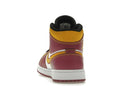 Air Jordan 1 Mid Dia de los Muertos DC0350-100 White/Fuchsia-Orange-Black Sneakers