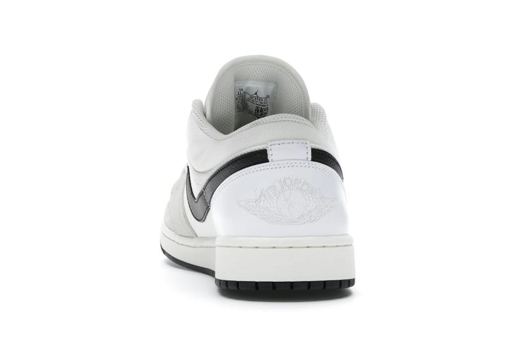 Jordan 1 Low Astrograbber White Black Sail DC3533-100 Sneakers