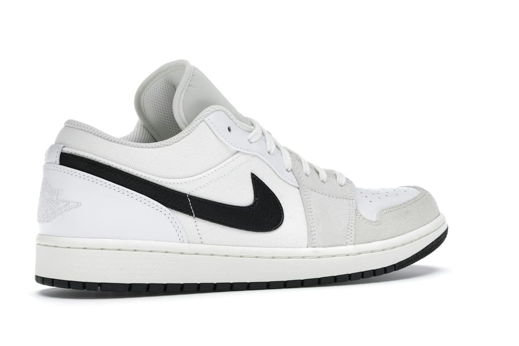 Jordan 1 Low Astrograbber White Black Sail DC3533-100 Sneakers