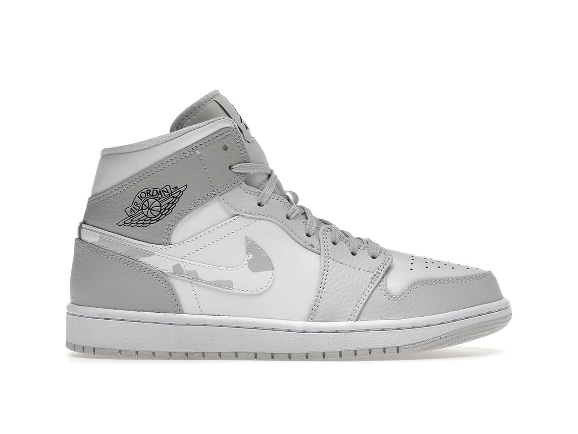Jordan 1 Mid Grey Camo: Stylish & Comfortable Sneaker