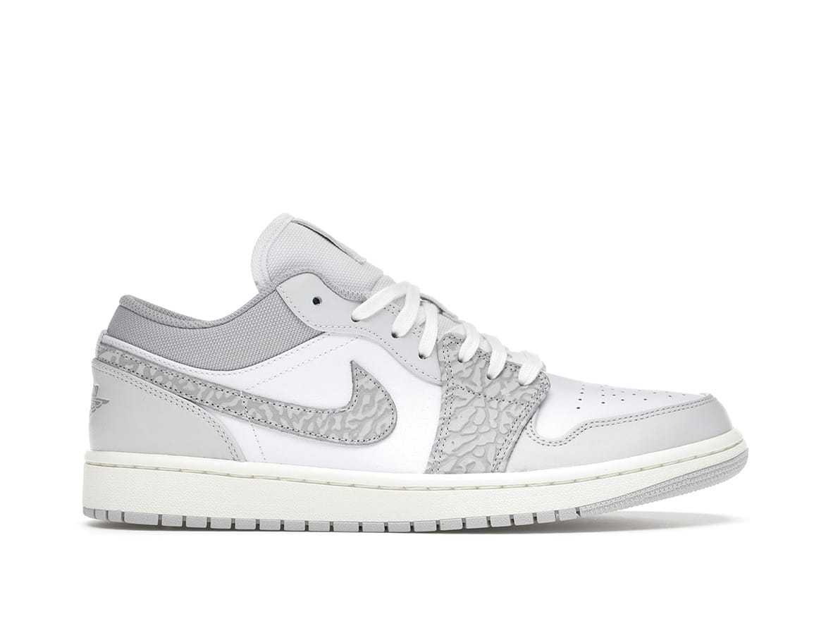 Jordan 1 Low PRM Smoke Grey Elephant – Casual Style Meets Iconic Design