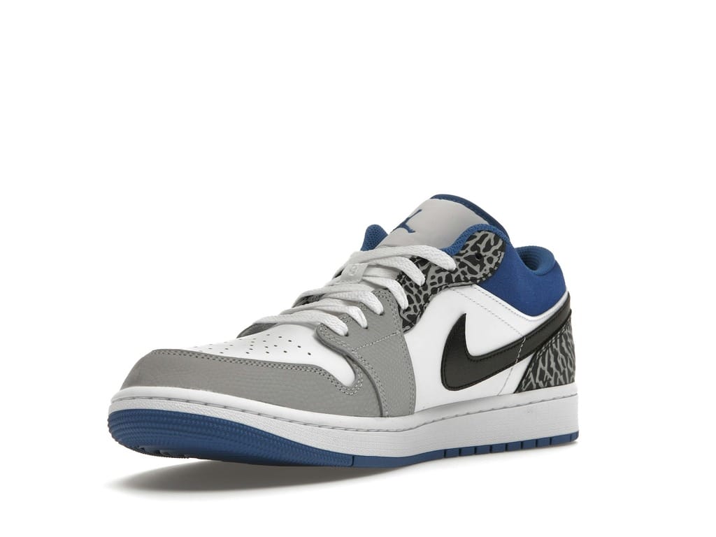 Air Jordan 1 Low SE True Blue DM1199-140 White Grey Blue Black Sneakers