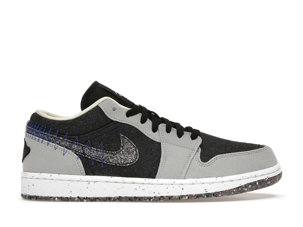 Air Jordan 1 Low SE Crater Black Grey DM4657-001 Sneakers