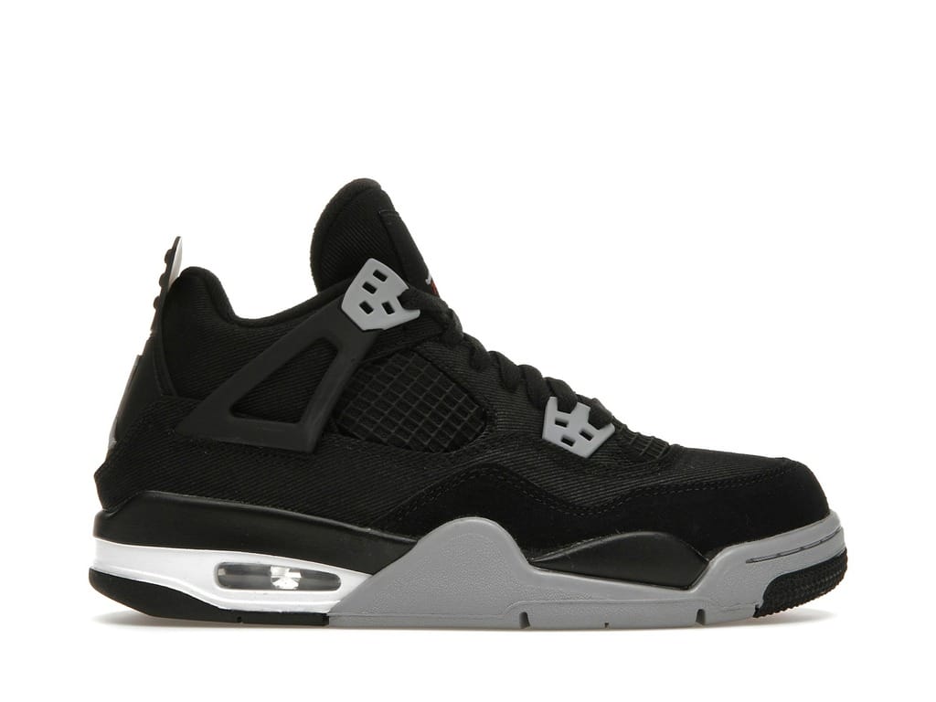 Air Jordan 4 Retro Black Canvas GS (DV0553-006)