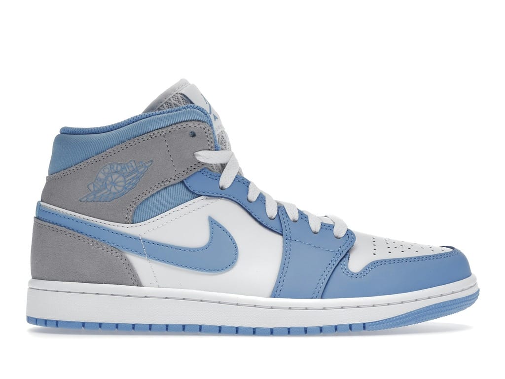 Air Jordan 1 Mid University Blue Grey DX9276-100 Sneakers