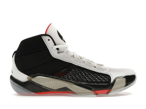 Jordan 38 Fundamentals Clear Sole Basketball Shoes DZ3356-106 White Black Siren Red