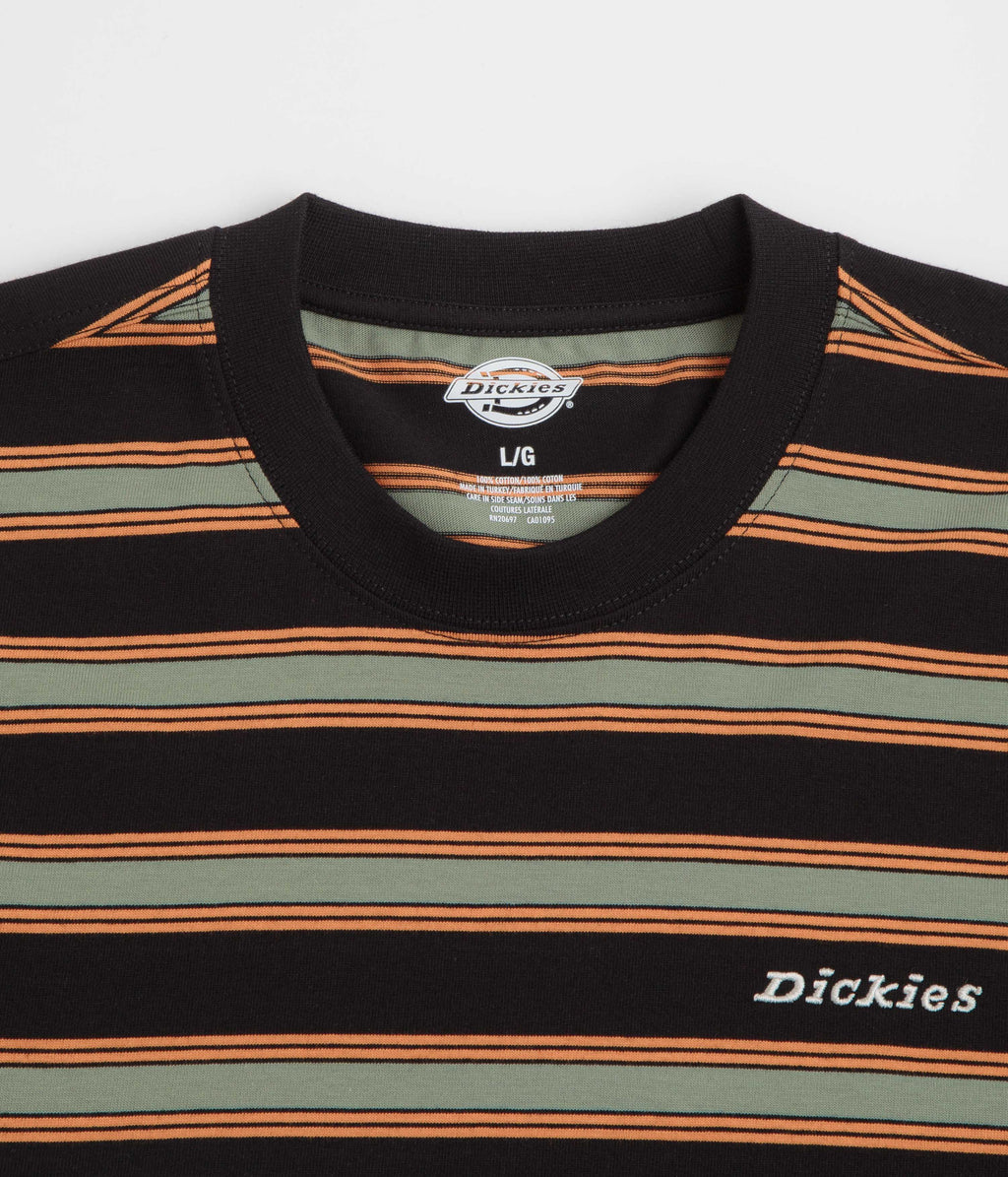 Dickies York Stripe T-Shirt - Black