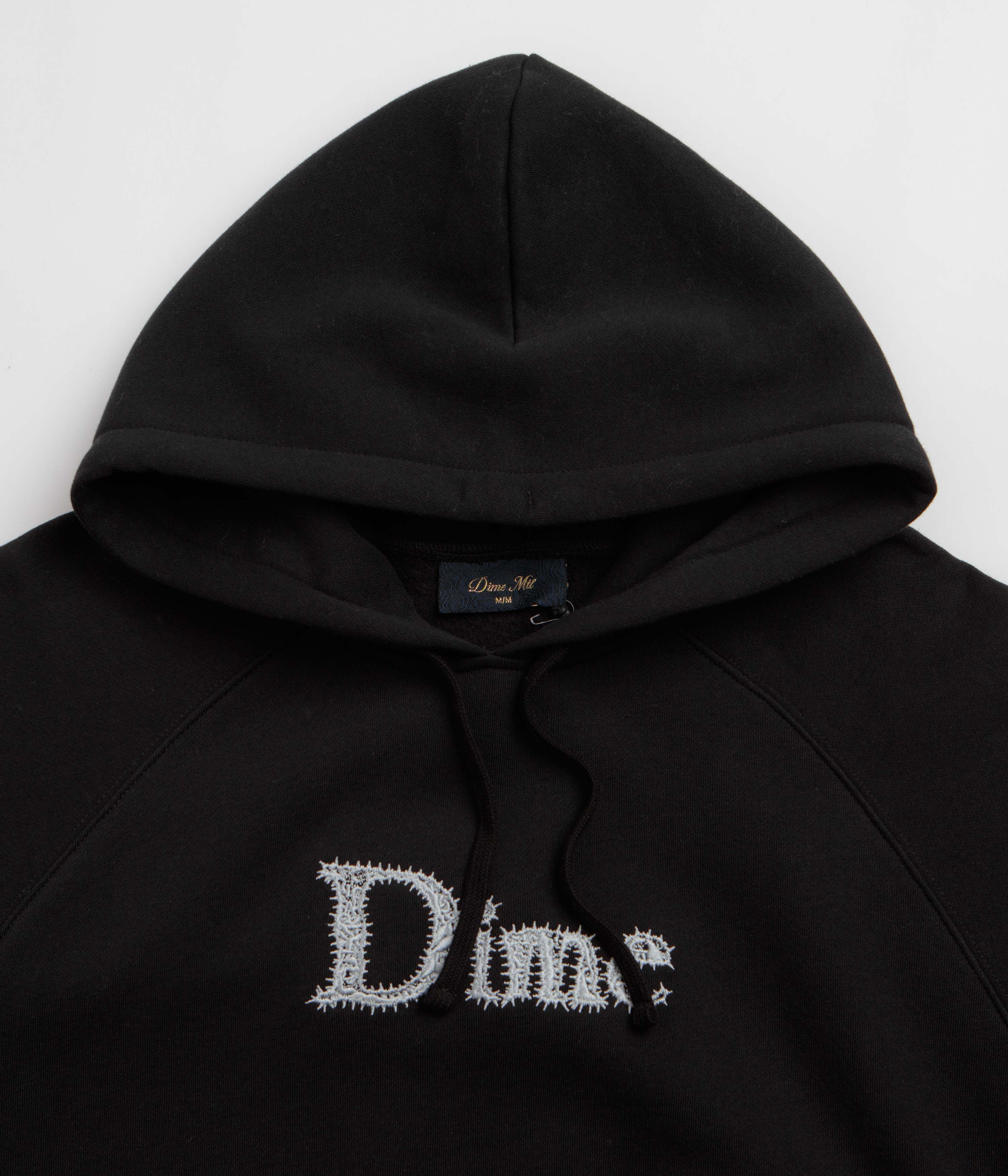 Dime Classic Spiked Hoodie - Black