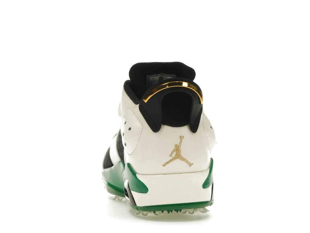 Jordan 6 Retro Low Golf Shoes Eastside Golf 1961 FJ0848-100 White/Malachite/Black/Gold