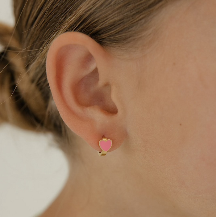 Sugar Rush Enamel Hoops