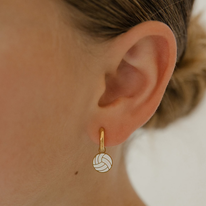 Spike It Enamel Hoop Charm