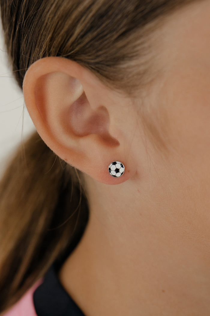 Goal Getter Enamel Flat Back Stud