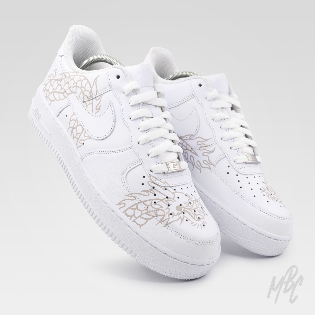 Flaming Dragon - Air Force 1 Custom | UK 9