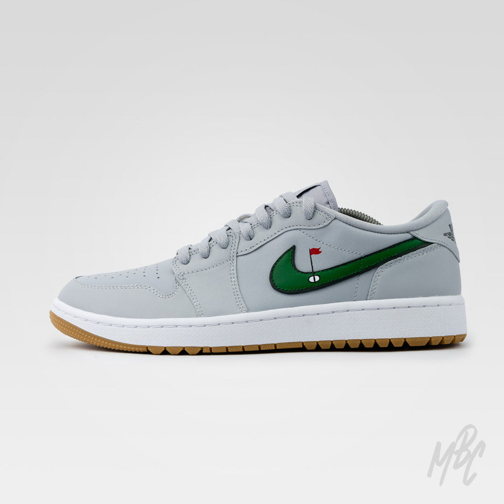 Clean on the Green - Jordan 1 Low Golf Custom