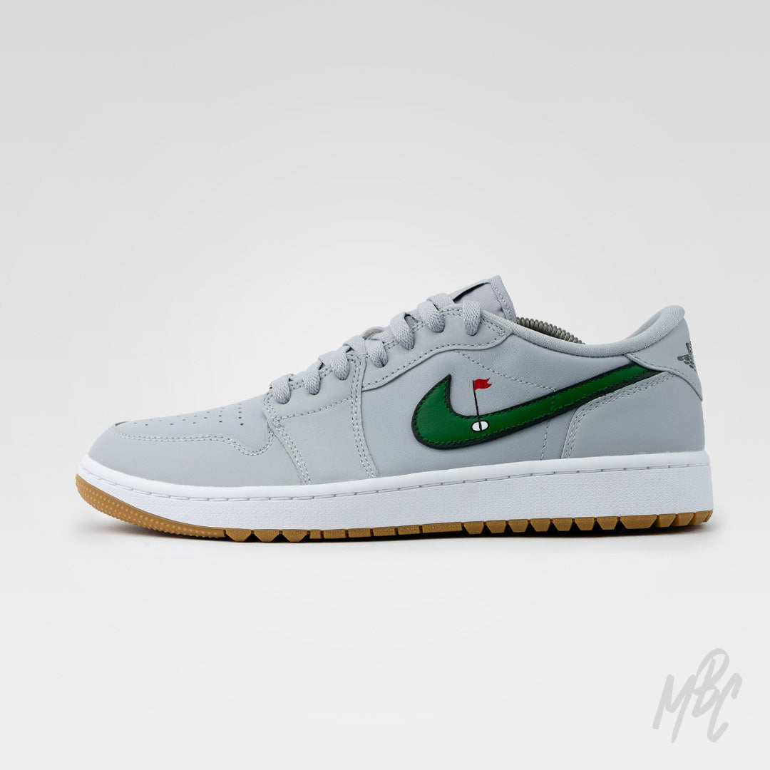 Clean on the Green - Jordan 1 Low Golf Custom