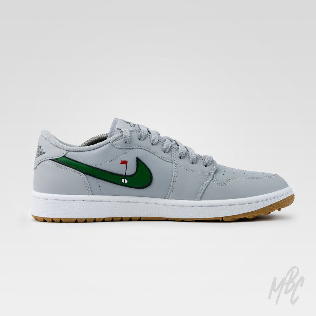 Clean on the Green - Jordan 1 Low Golf Custom