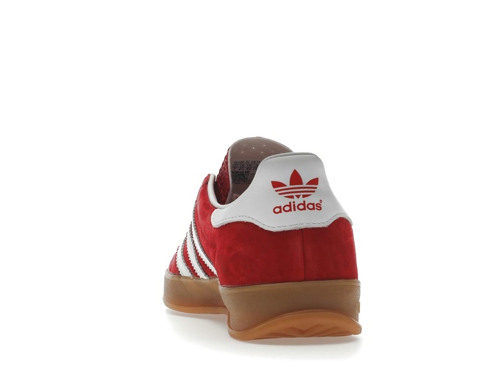 Adidas Gazelle Scarlet Cloud White Suede Sneakers H06261