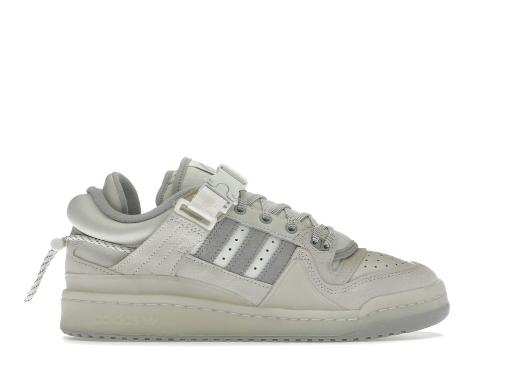 Adidas Forum Buckle Low Bad Bunny White Sneakers HQ2153