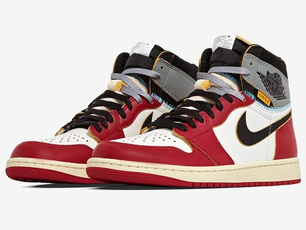 Air Jordan 1 Retro High OG SP Union LA Chicago Shadow Varsity Red Black