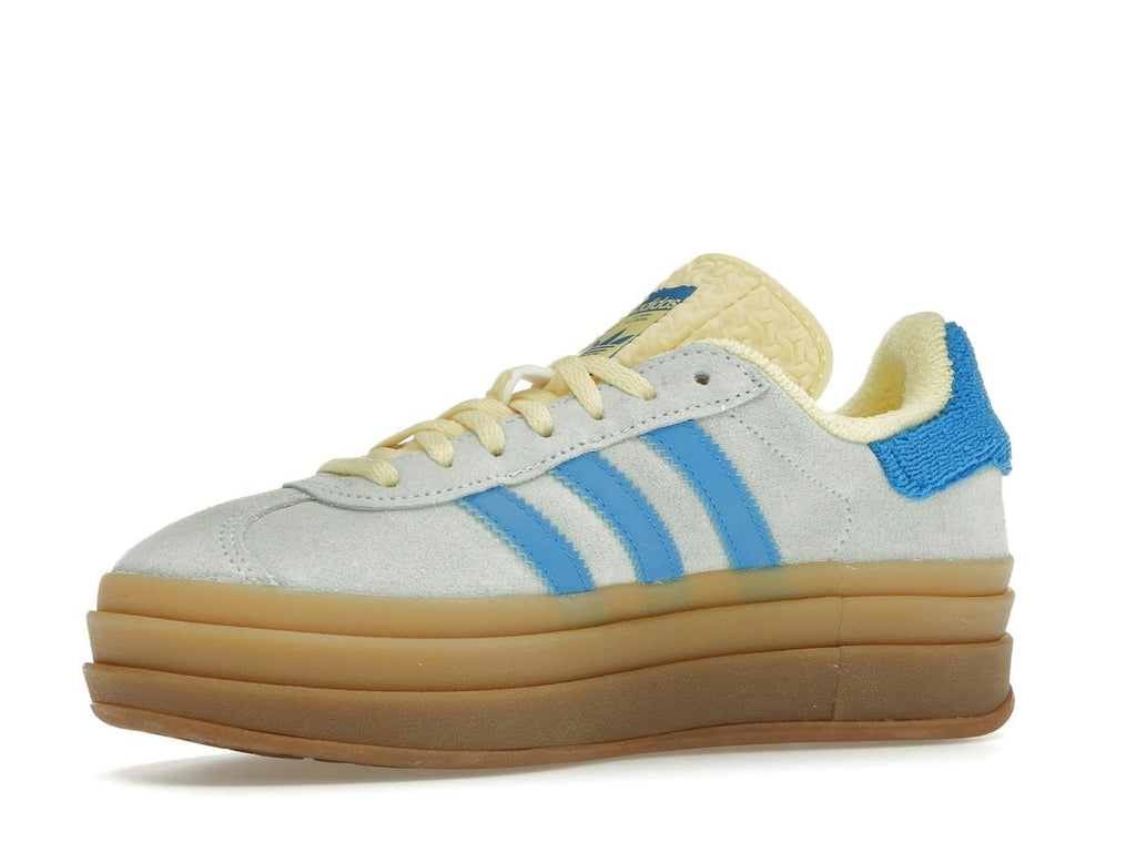 adidas Gazelle Bold Women’s Almost Blue Yellow Platform Sneakers IE0430