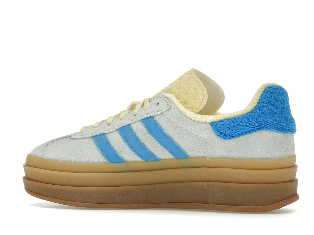 adidas Gazelle Bold Women’s Almost Blue Yellow Platform Sneakers IE0430