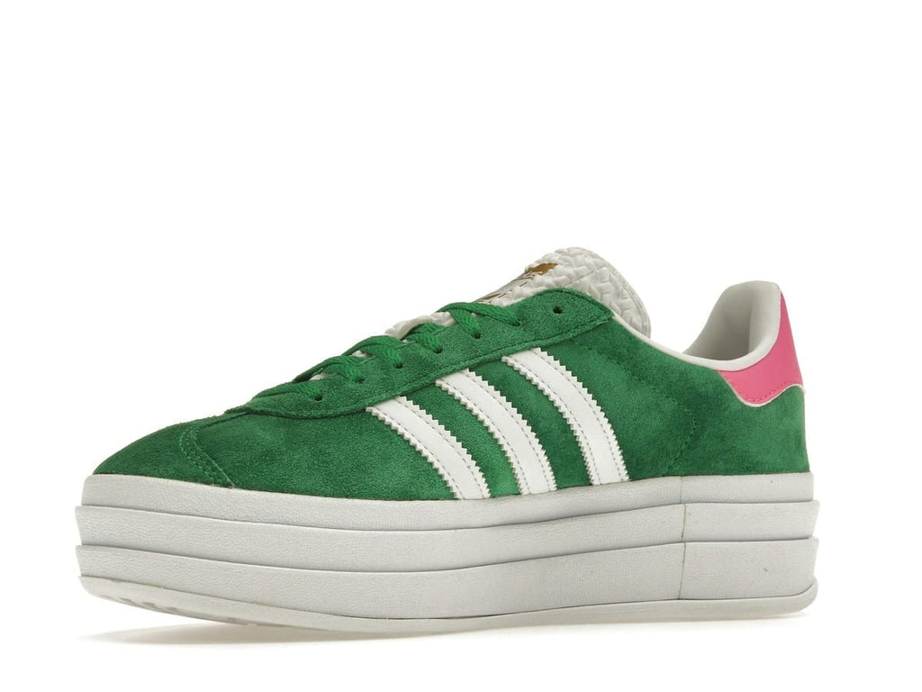 adidas Gazelle Bold Women’s Green Lucid Pink Sneakers IG3136