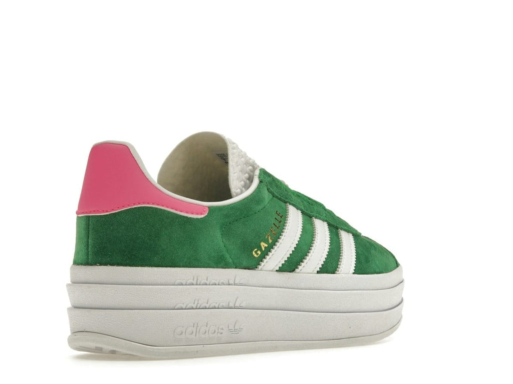 adidas Gazelle Bold Women’s Green Lucid Pink Sneakers IG3136