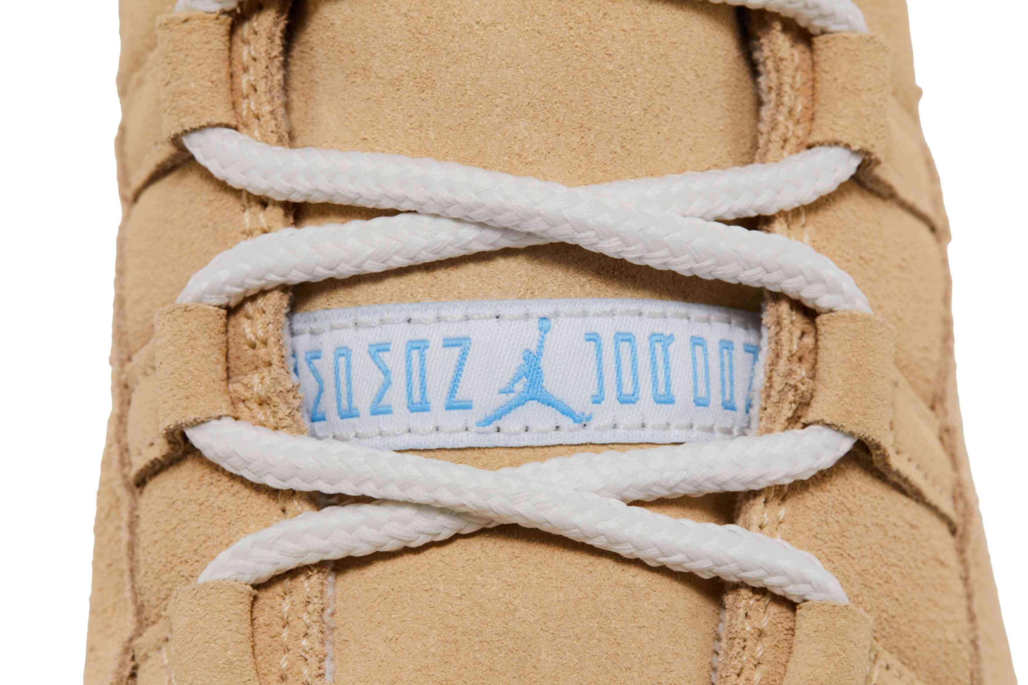 Air Jordan 11 Retro H Town Canvas Metallic Silver Summit White Football Blue