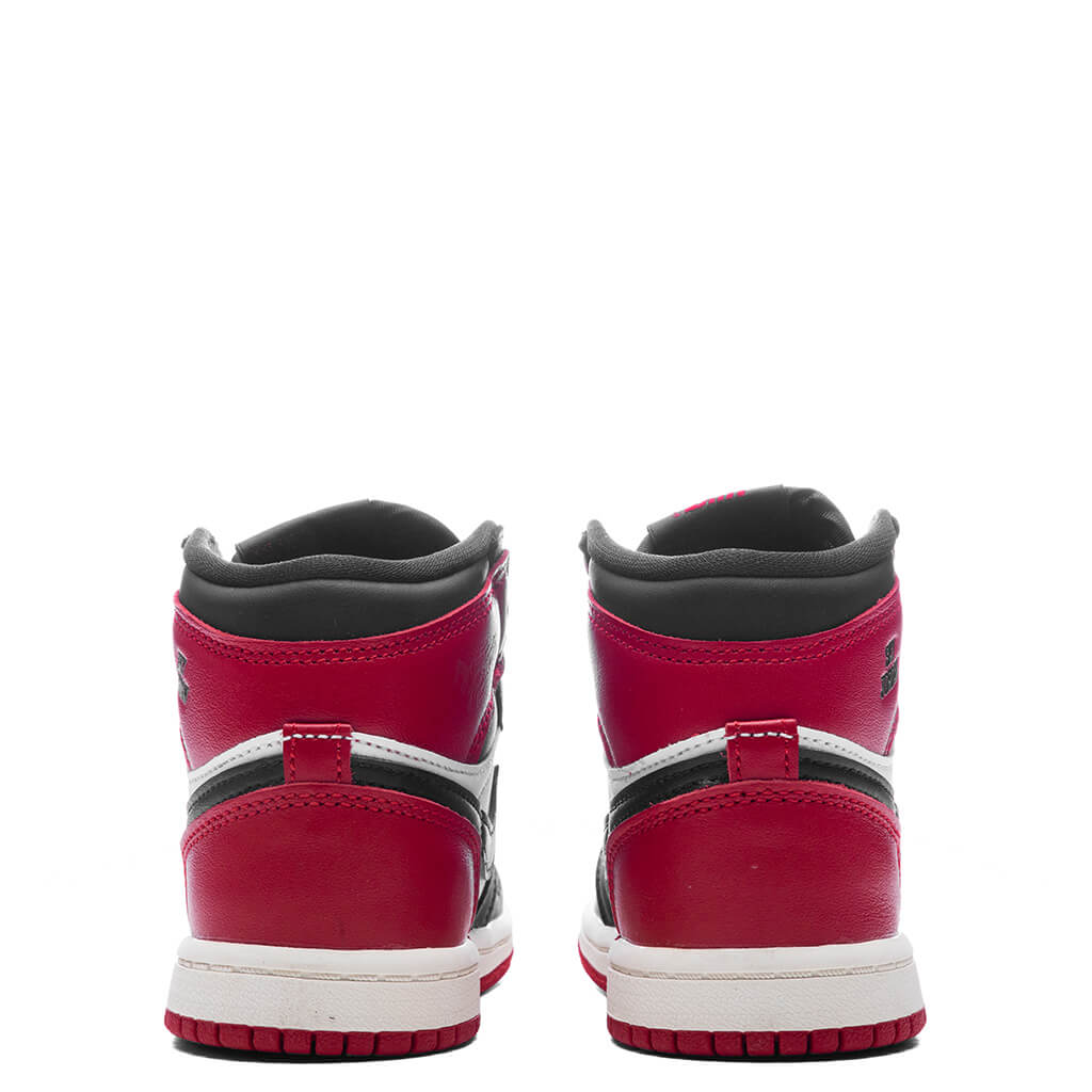 Air Jordan 1 Retro High OG 'Black Toe Reimagined' (TD) - White/Black/Varsity Red/Sail