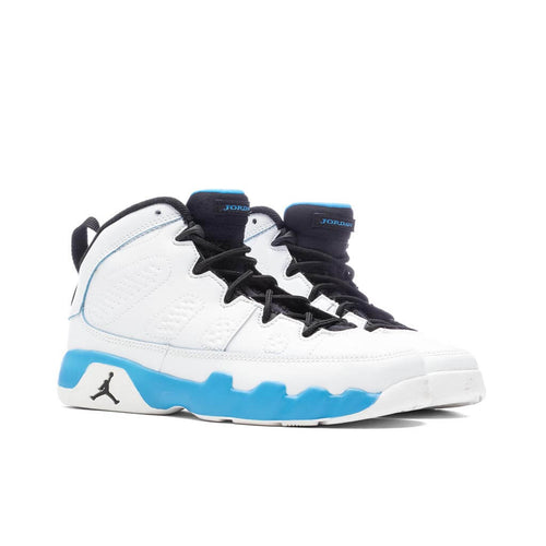 Air Jordan 9 Retro 'Powder Blue' (PS) - Summit White/Black/Dark Powder Blue