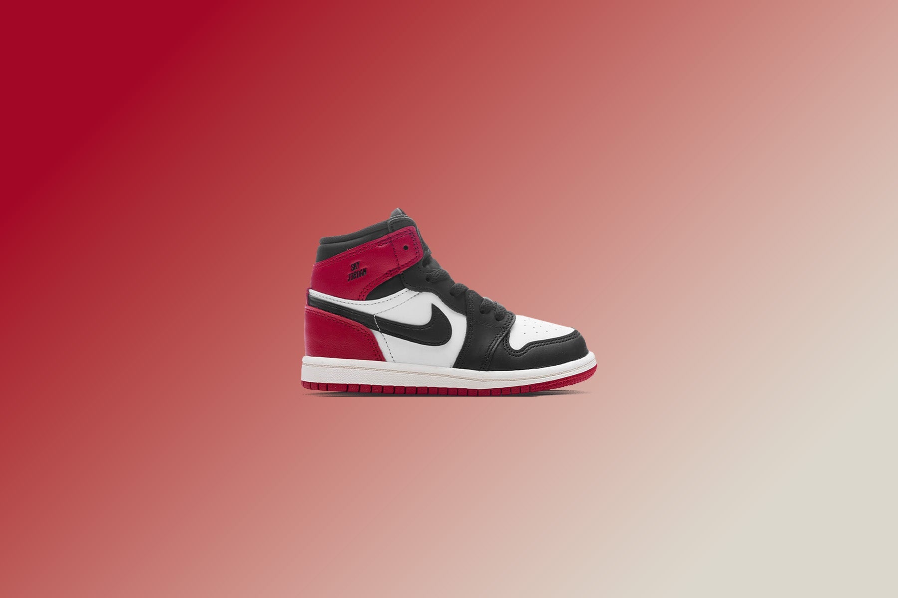 Air Jordan 1 Retro High OG 'Black Toe Reimagined' (TD) - White/Black/Varsity Red/Sail