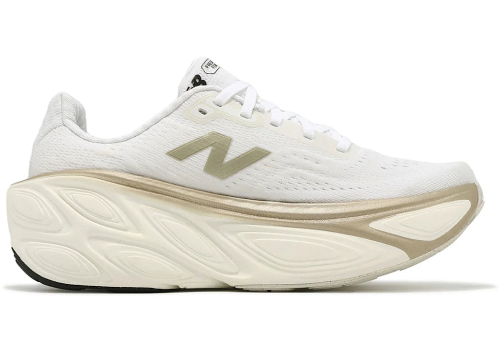 New Balance Fresh Foam X More v5 White Sea Salt Light Gold Metallic (Women's)