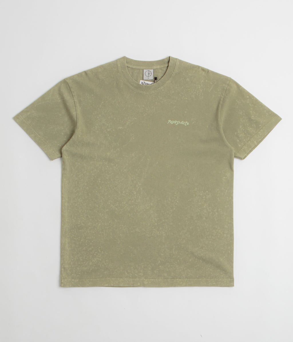 Polar Surf Logo Acid T-Shirt - Light Green