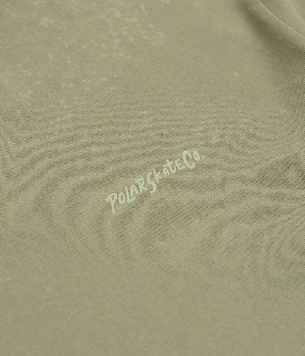 Polar Surf Logo Acid T-Shirt - Light Green