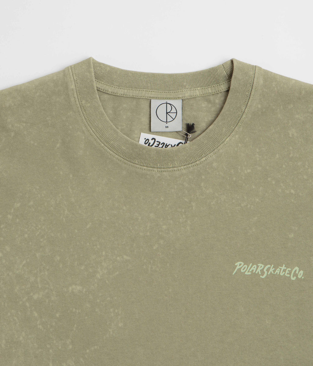 Polar Surf Logo Acid T-Shirt - Light Green