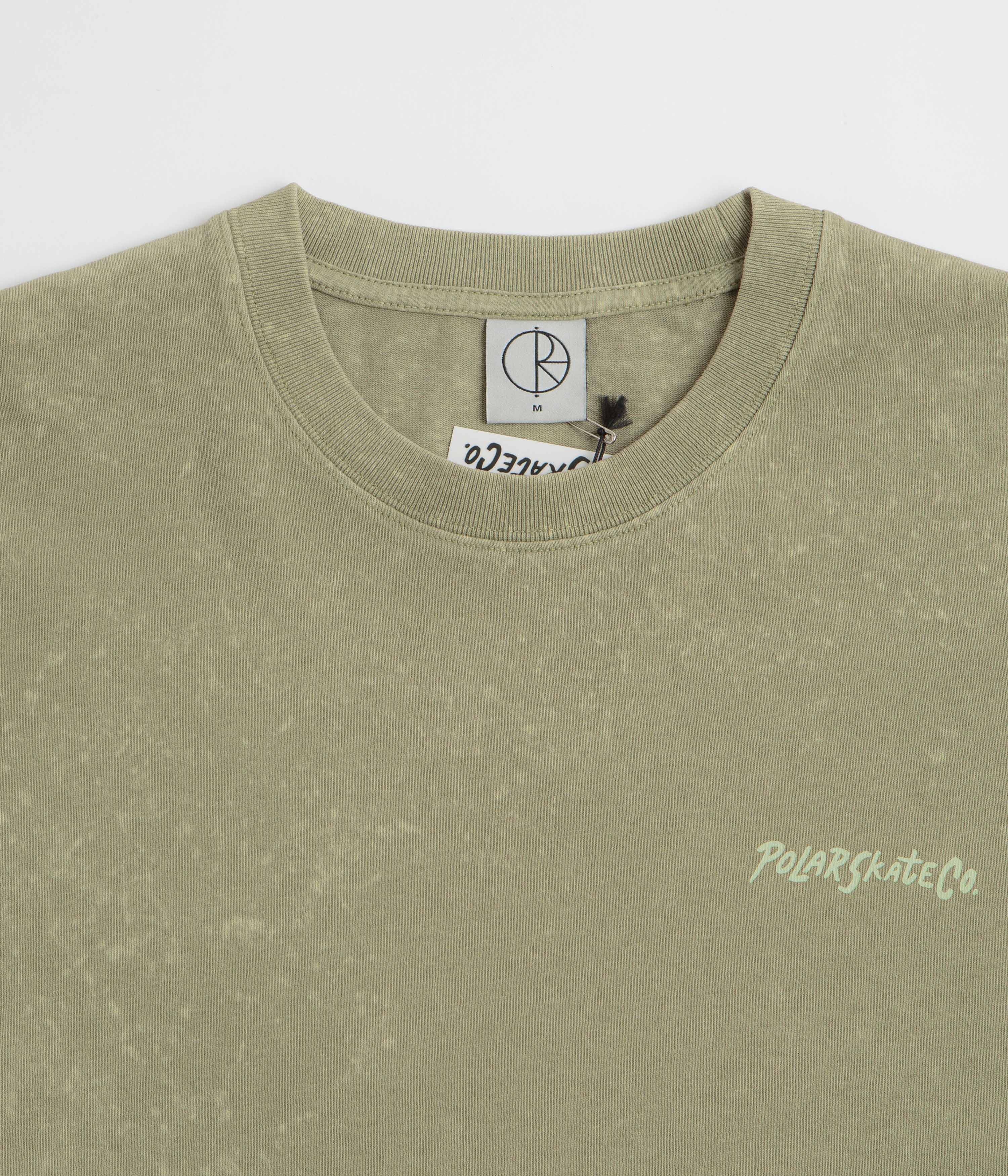 Polar Surf Logo Acid T-Shirt - Light Green